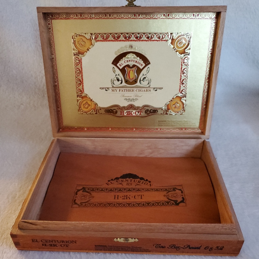 Empty Wooden Cigar Box My Father Cigars